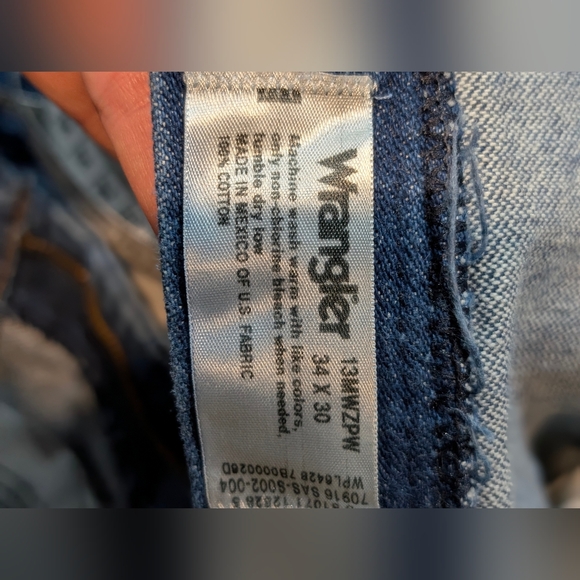 Vintage Wrangler Straight Leg Western Jeans | Medium Wash | 34" x 30" - Picture 7 of 7